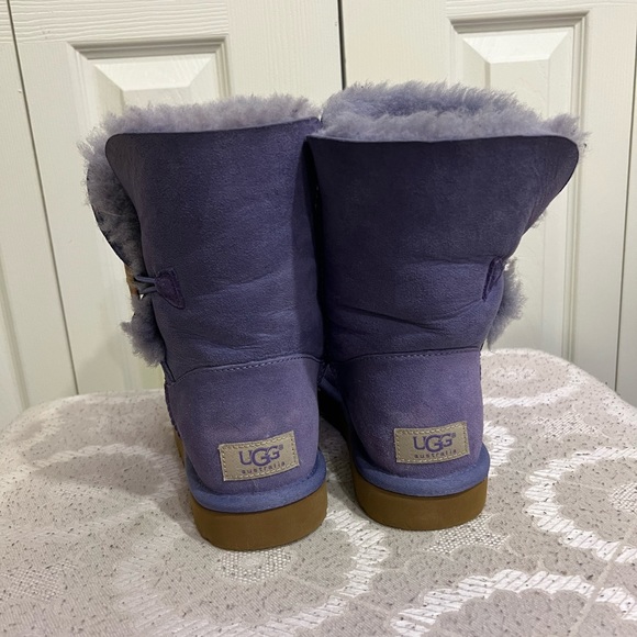 Ugg Boots Never Worn, Purple with One Button - Picture 3 of 8